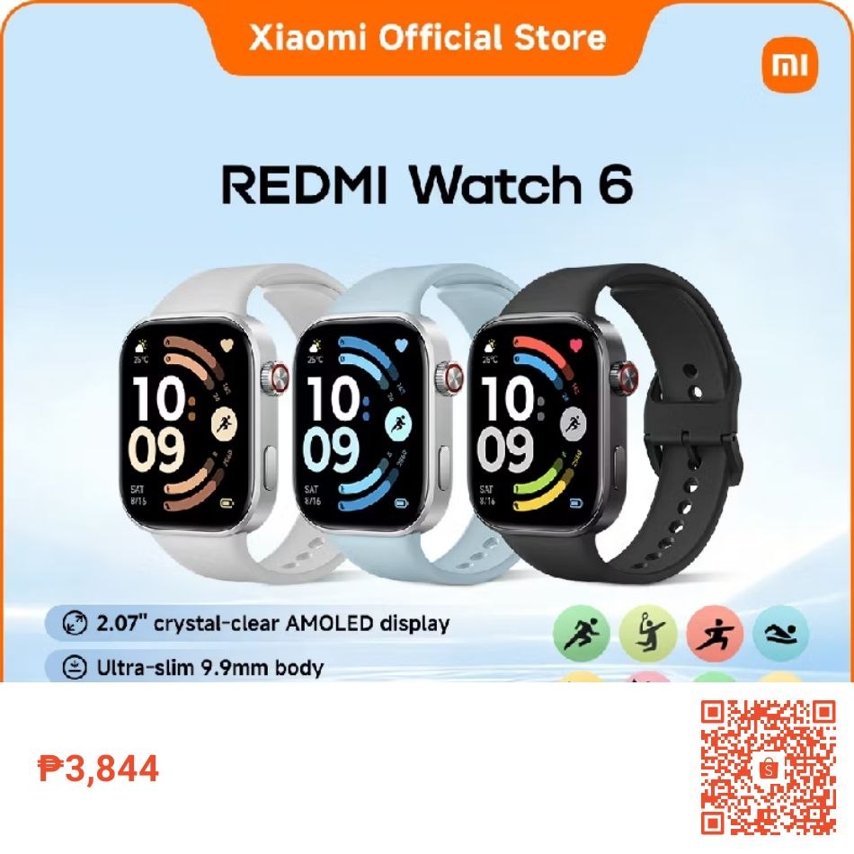 XIAOMI REDMI Watch 6 Smart Watch Review 2026 – Best Budget Smartwatch in the Philippines